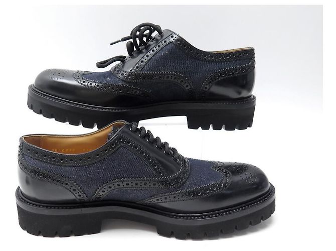 NUOVE SCARPE LOUIS VUITTON DERBBY VOLTAIRE 8.5 42.5 SCARPE IN PELLE - vista 2