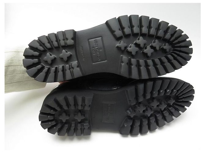 NUOVE SCARPE LOUIS VUITTON DERBBY VOLTAIRE 8.5 42.5 SCARPE IN PELLE - vista 6