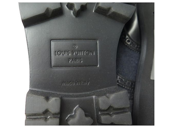 NUOVE SCARPE LOUIS VUITTON DERBBY VOLTAIRE 8.5 42.5 SCARPE IN PELLE - vista 7