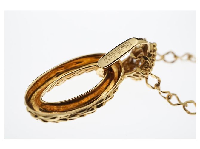 Collar Boucheron Serpent Boheme de oro amarillo de 18 quilates con diamantes. Gold hardware - vista 5