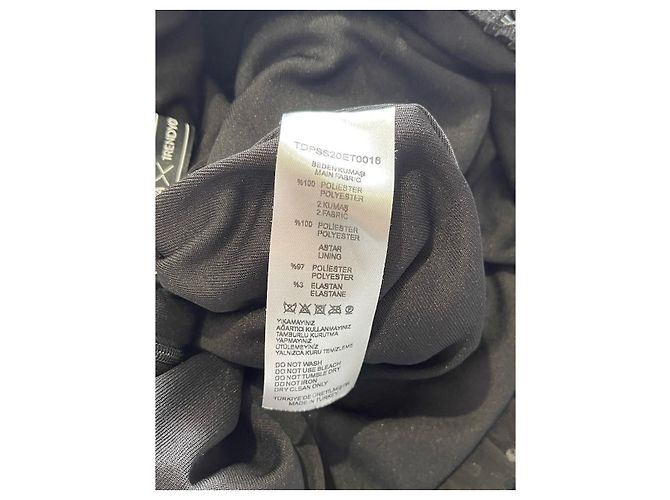 Autre Marque RAISA VANESSA Kleider T.FR 36 Polyester Schwarz - Ansicht 9