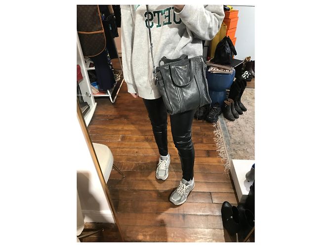 Borse BALENCIAGA T. Pelle Grigio - vista 13