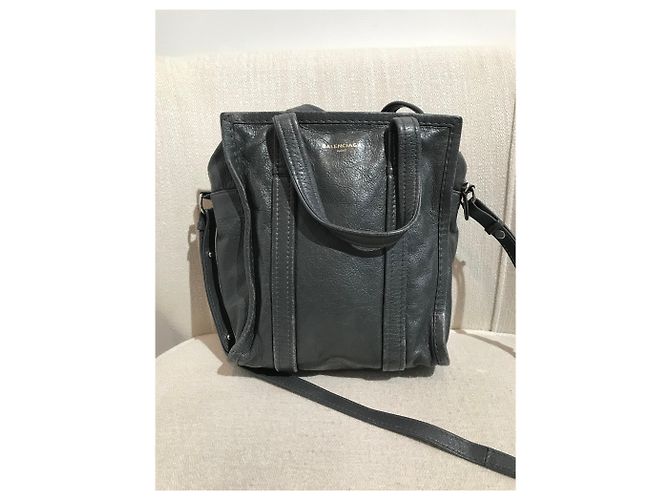 Borse BALENCIAGA T. Pelle Grigio - vista 2