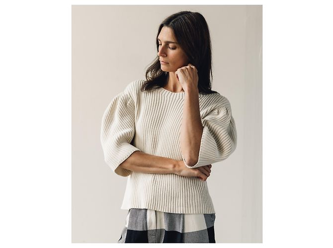 MARA HOFFMAN Strickwaren T.International XS Baumwolle Beige - Ansicht 2