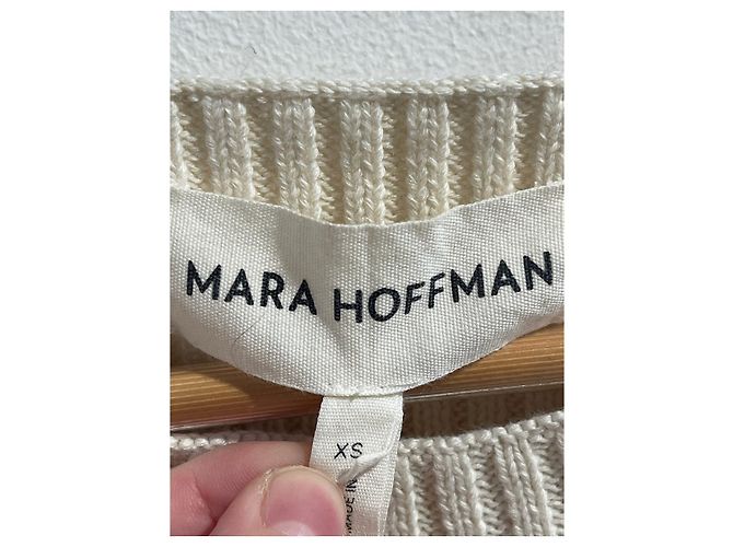 MARA HOFFMAN Strickwaren T.International XS Baumwolle Beige - Ansicht 4