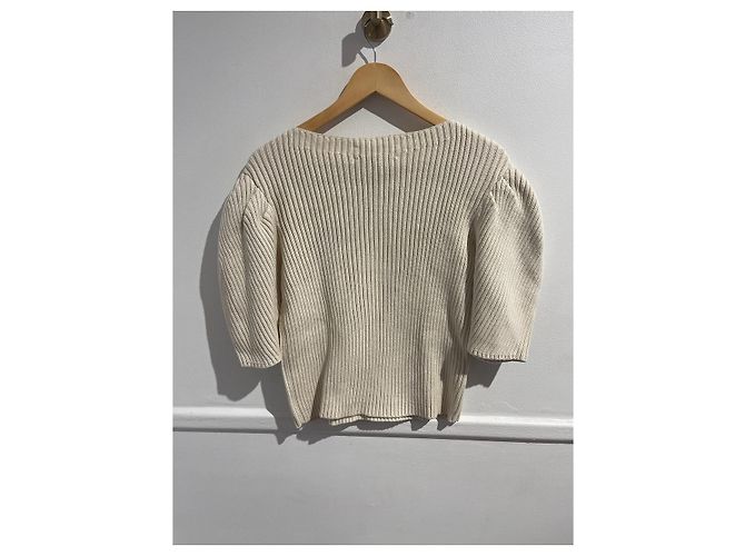 MARA HOFFMAN Strickwaren T.International XS Baumwolle Beige - Ansicht 5