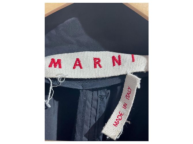 MARNI Jacken T.IT 42 Polyester Schwarz - Ansicht 5