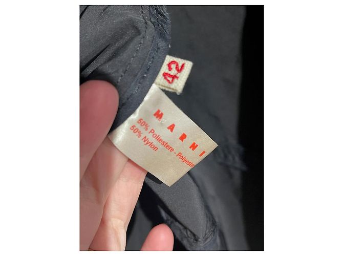 MARNI Jacken T.IT 42 Polyester Schwarz - Ansicht 6