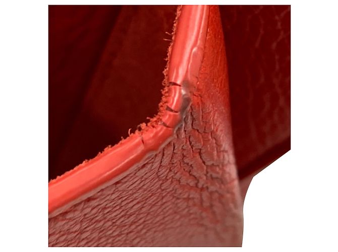 Céline Borsa a tracolla in pelle rossa Celine Blade - vista 11