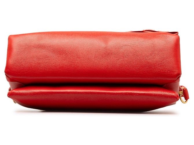 Céline Borsa a tracolla in pelle rossa Celine Blade - vista 4