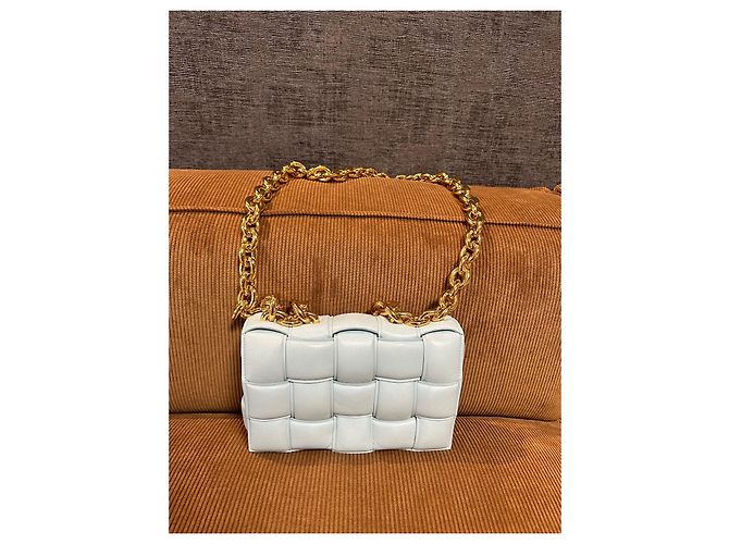 Borsa Bottega Veneta Cassette in pelle turchese - vista 2