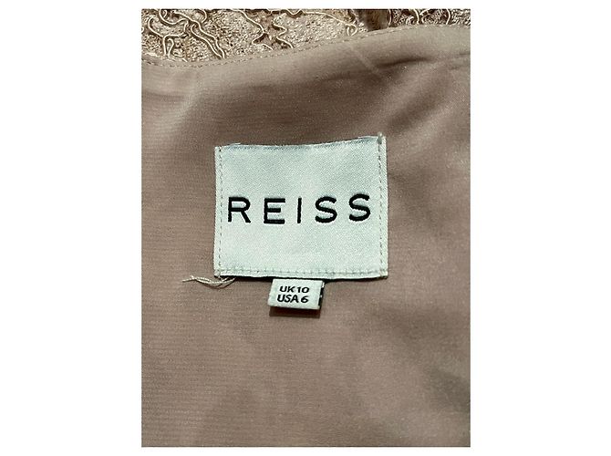Reiss Spitzenkleid Rosa Pink Fleisch - Ansicht 3