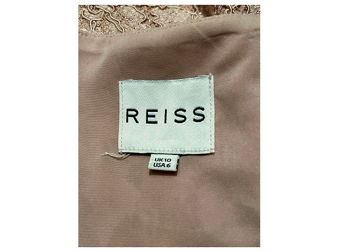 Reiss Spitzenkleid Rosa Pink Fleisch - Ansicht 8