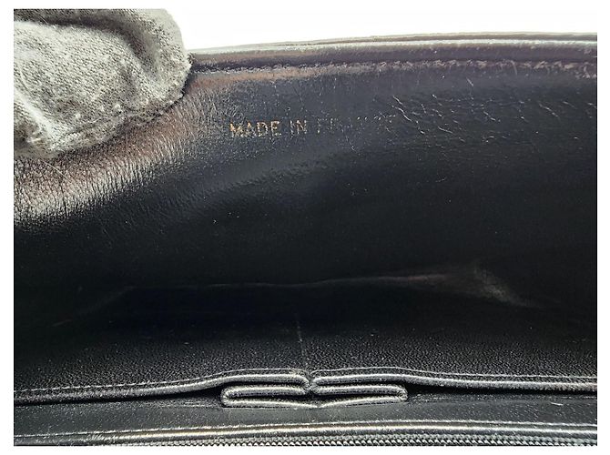 Timeless Borsa classica senza tempo con patta in struzzo Chanel Nero - vista 18