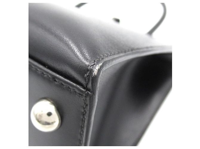 Hermès Sac à main en cuir Hermes Box Dalvey MM en excellent état - vue 13