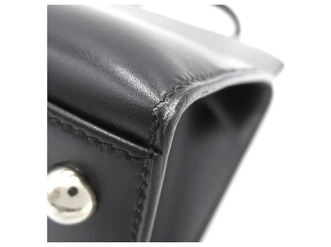 Hermès Sac à main en cuir Hermes Box Dalvey MM en excellent état - vue 15