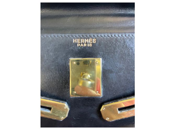 Hermès Kelly 32 in pelle nera Nero - vista 11