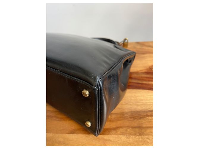 Hermès Kelly 32 in pelle nera Nero - vista 14
