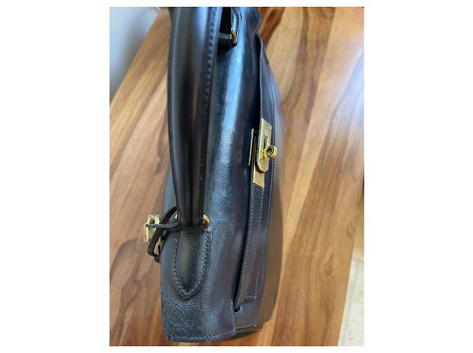 Hermès Kelly 32 in pelle nera Nero - vista 17
