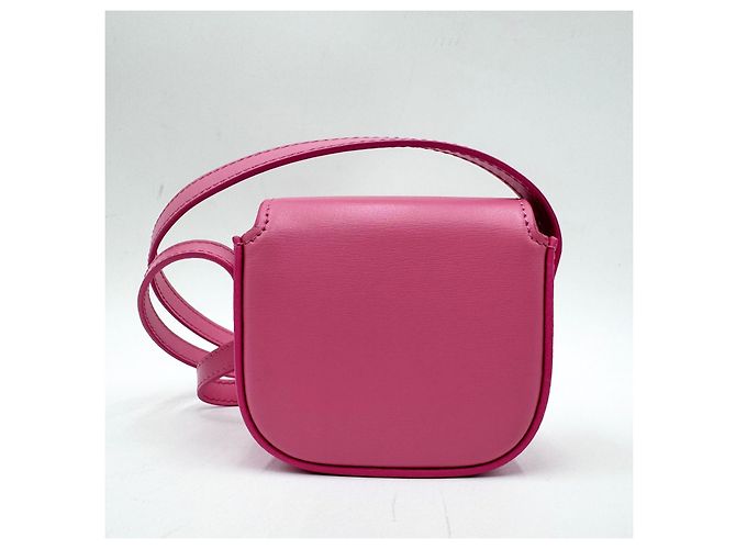 Classic Box Céline Bolso de solapa Celine Mini Triomphe Rosa - vista 4