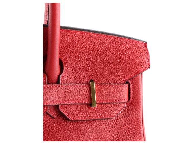 Hermès HERMES Handbags Birkin 30 Red - view 5