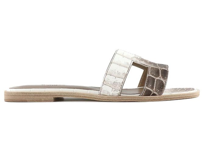 Hermès Sandales HERMES Oran Blanc - vue 2
