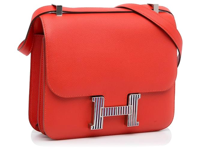 Constance Hermès Borse HERMES Pompon Kate Rosso - vista 2
