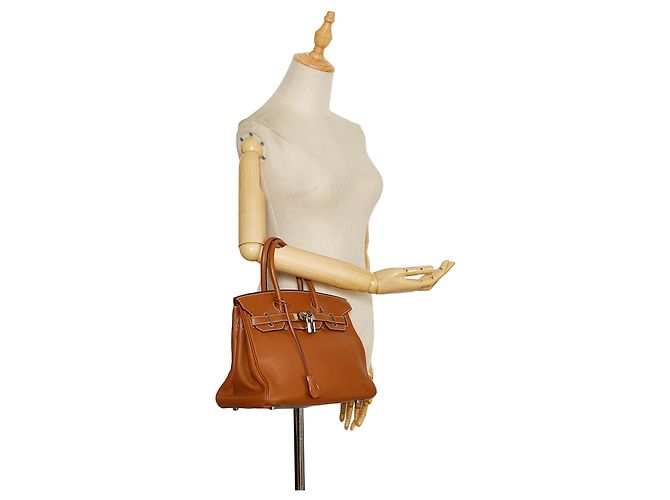 Birkin Hermès HERMES Handbags Pompom Kate Brown - view 11