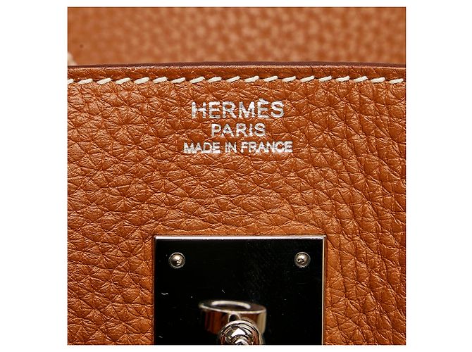 Birkin Hermès HERMES Handbags Pompom Kate Brown - view 6
