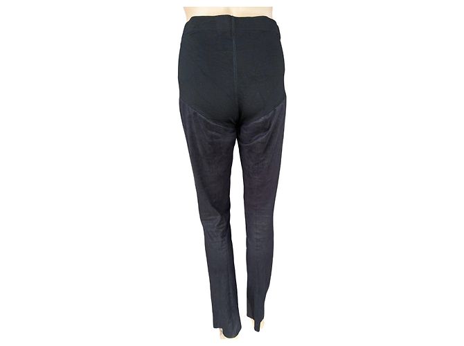 Leggings Marc Cain efecto cuero negro - vista 2
