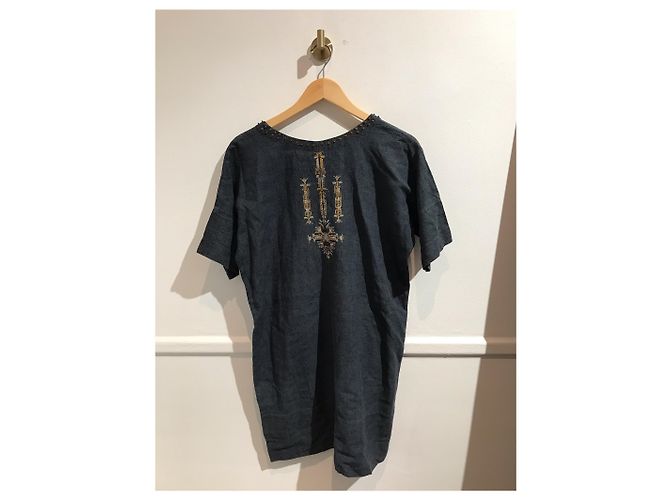 ISABEL MARANT Vestidos T.Internacional M Seda Gris - vista 3