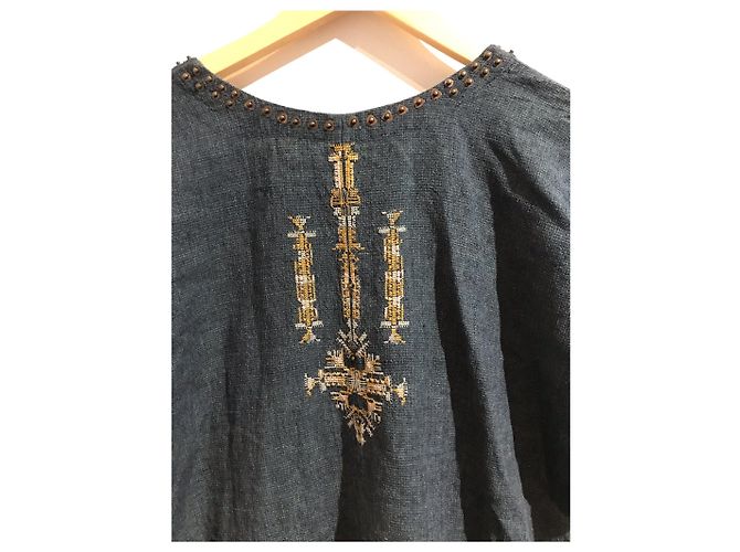 ISABEL MARANT Vestidos T.Internacional M Seda Gris - vista 4