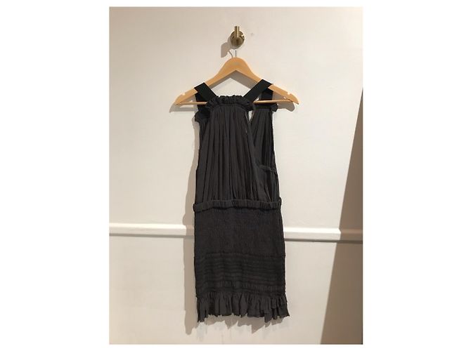 ISABEL MARANT Vestidos T.Internacional L Seda Negro - vista 3
