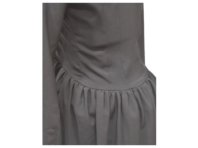 Vestido Balenciaga de algodón negro S - vista 8