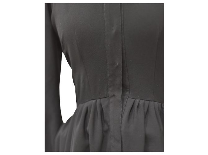 Vestido Balenciaga de algodón negro S - vista 9