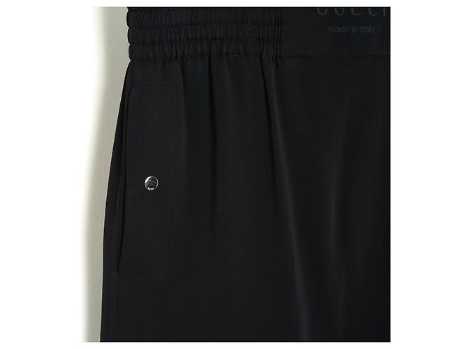 Gucci FR34 36 Falda mini boxer de seda negra US4 a 6 Negro - vista 3