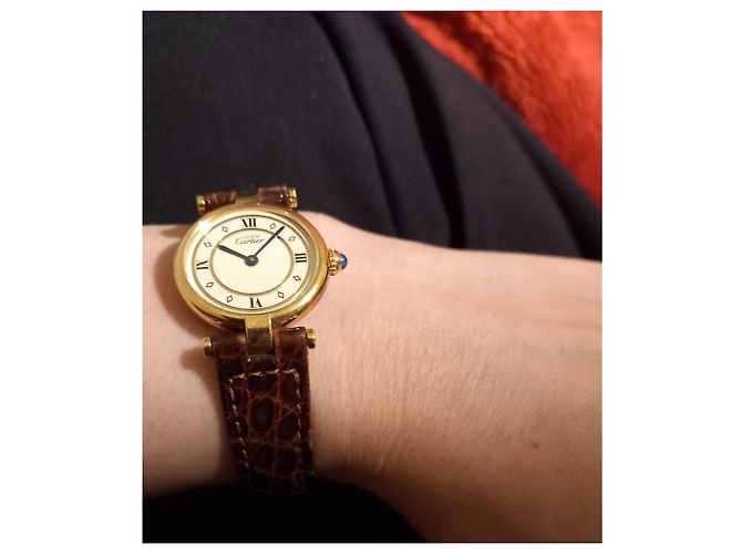 Cartier Vendôme Uhr Golden - Ansicht 4