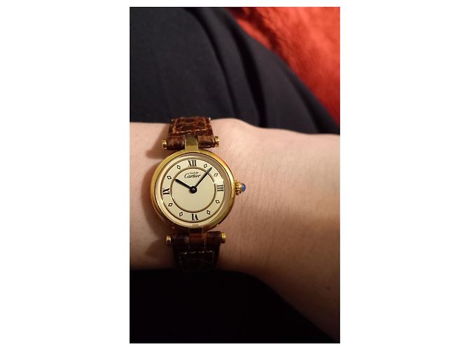 Cartier Vendôme Uhr Golden - Ansicht 5
