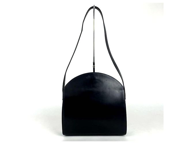 Sac à main Dior en cuir noir - vue 7