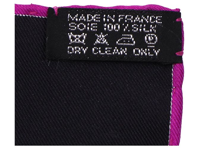 Silk In Sciarpa Hermès Voyage en Étoffes in seta multicolore Stampa python - vista 3