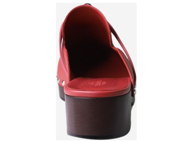 Kelly Hermès Zoccoli Carlotta rossi - taglia EU 40 Rosso - vista 3