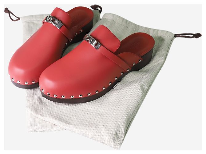 Kelly Hermès Zoccoli Carlotta rossi - taglia EU 40 Rosso - vista 7