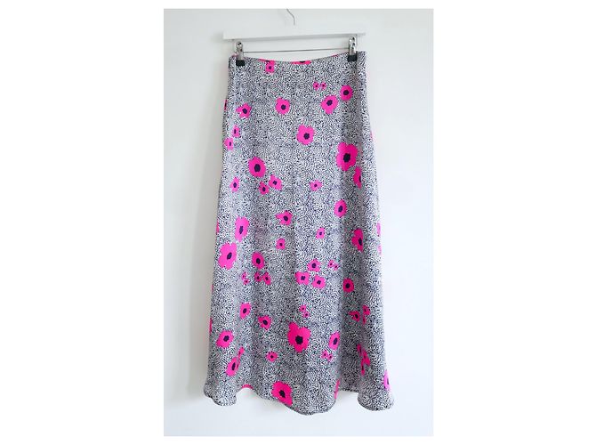 Autre Marque Falda de seda Mercy Delta Wray Dorothy Romance Rosa - vista 2