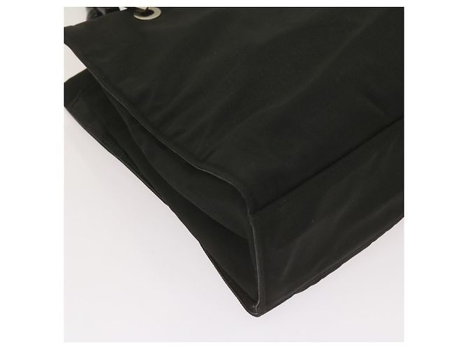 Bamboo GUCCI Borsa a mano in bambù Tela Nera 002 1016 Auth ep3520 Nero - vista 11