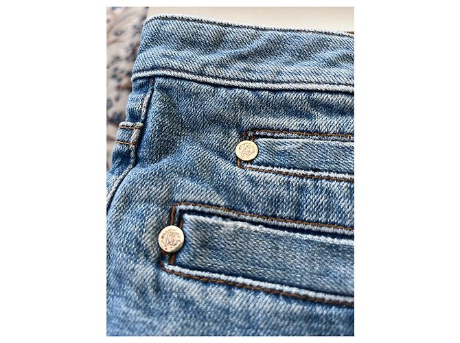 Mini short Roberto Cavalli jeans Blu navy - vista 3