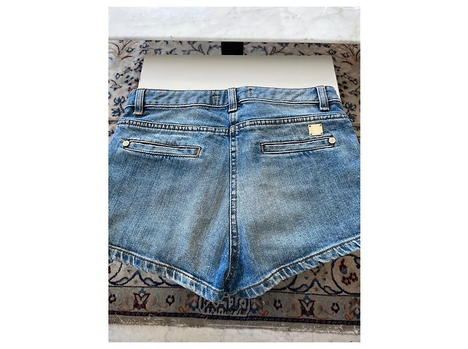 Mini short Roberto Cavalli jeans Blu navy - vista 4