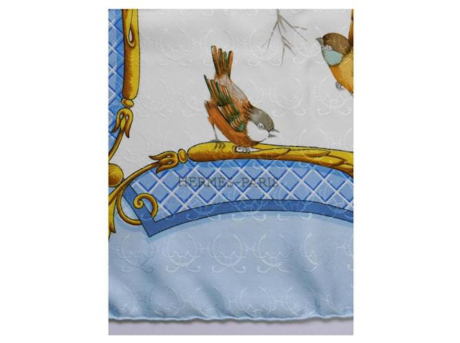 Hermès Cuadrado "La llave de los campos" Azul - vista 7