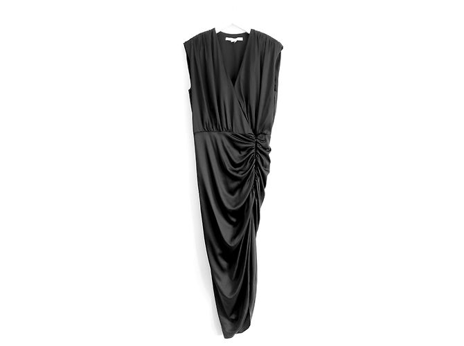 Veronica Beard Casela Schwarzes Seidenkleid - Ansicht 2