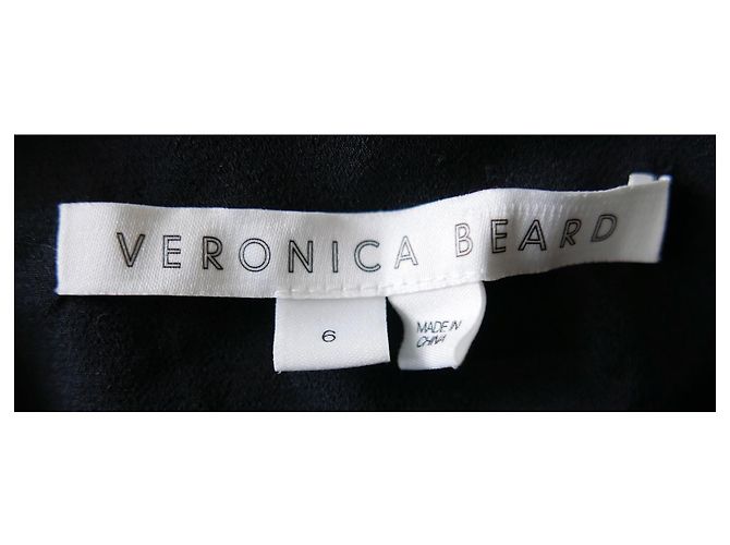 Veronica Beard Casela Schwarzes Seidenkleid - Ansicht 6