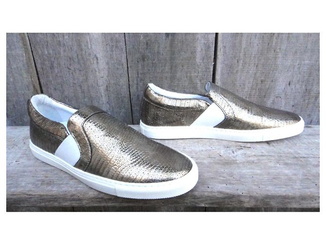 pantofole Lanvin nuove taglia 39 D'oro - vista 5